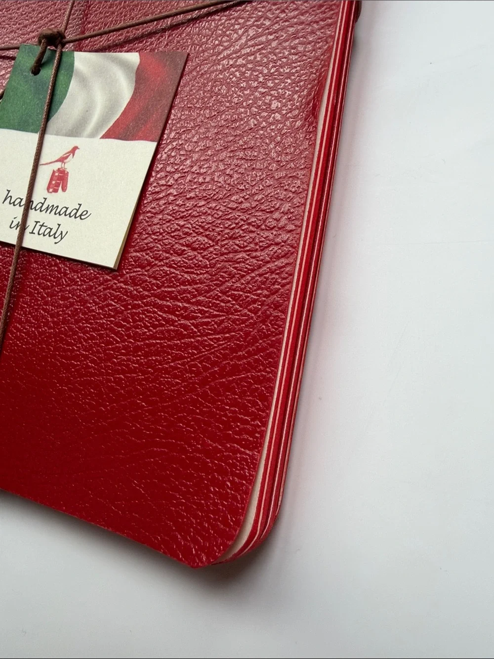 Bieffe Italian Handmade Faux Leather Notebook Set (Set of 6)